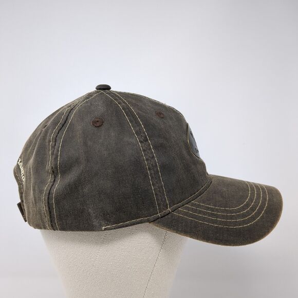 RED'S Trading Post Oldest Gun Shop in Idaho Strapback Hat Brown OS Adjustable - Picture 4 of 8